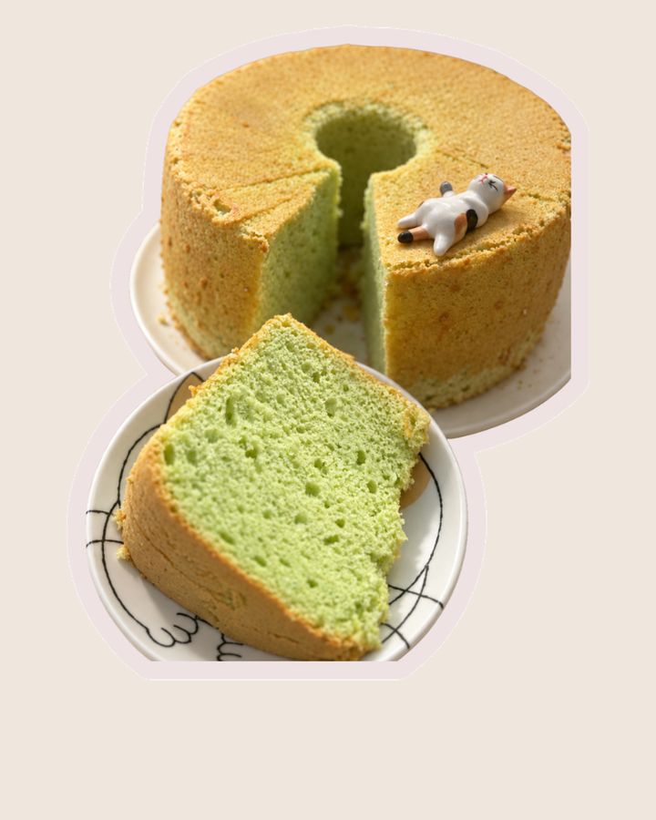 Classic Chiffon Cake — Pandan sponge, light as air