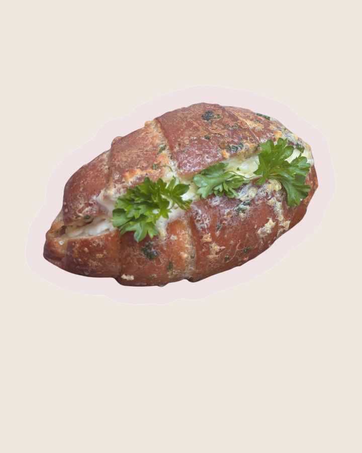 Garlic Cream Cheese — Garlic butter, cream cheese, parsley