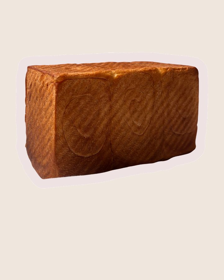 Shokupan, a square Japanese milk bread loaf